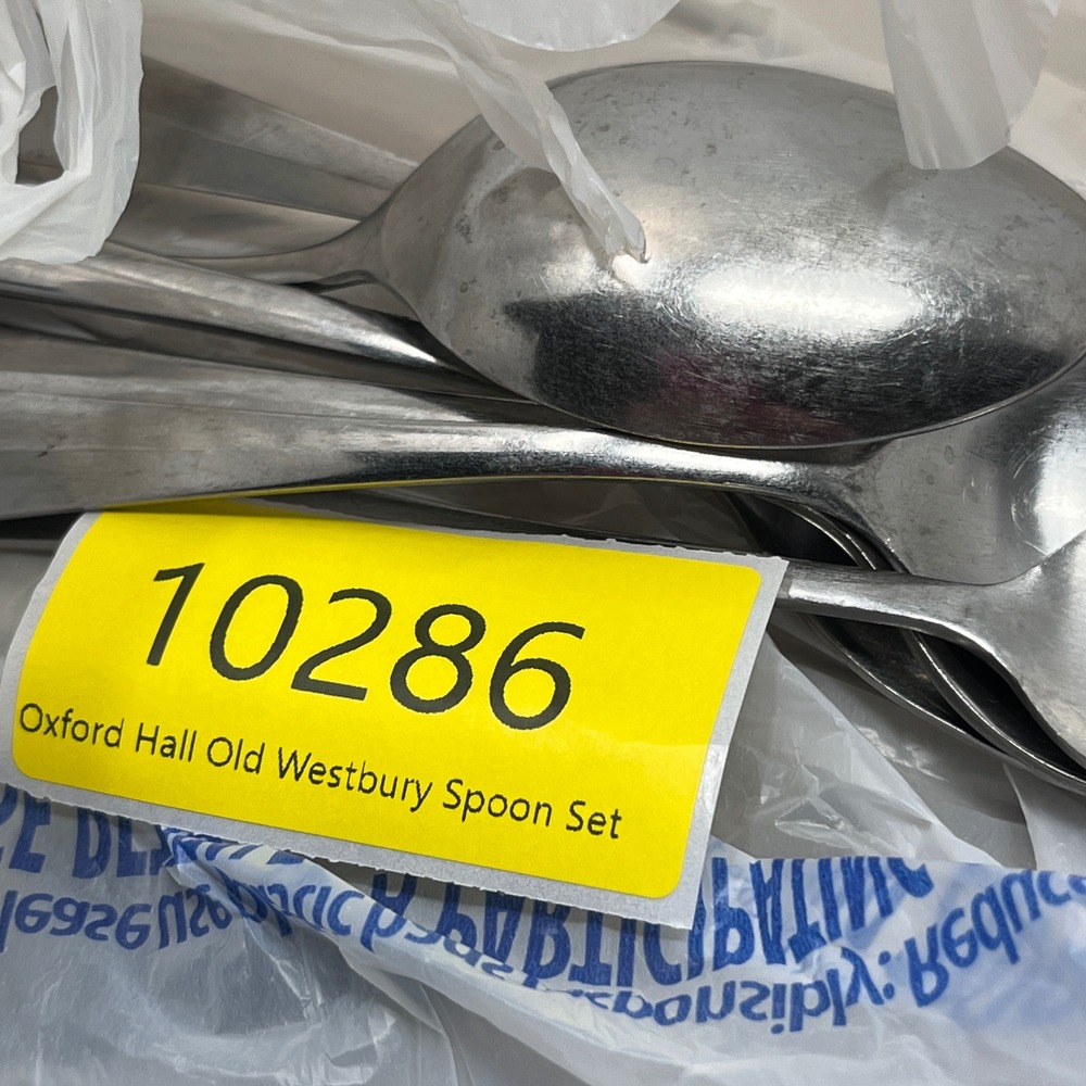 Oxford Hall Japan Old Westbury Jamestown Sagamore Serving Soup Spoon 6 Pcs Set - Picture 8 of 8